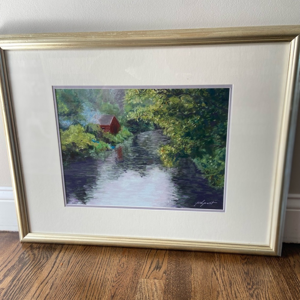 Peggy Davidson Post- Original “Rains in Sweden” painting